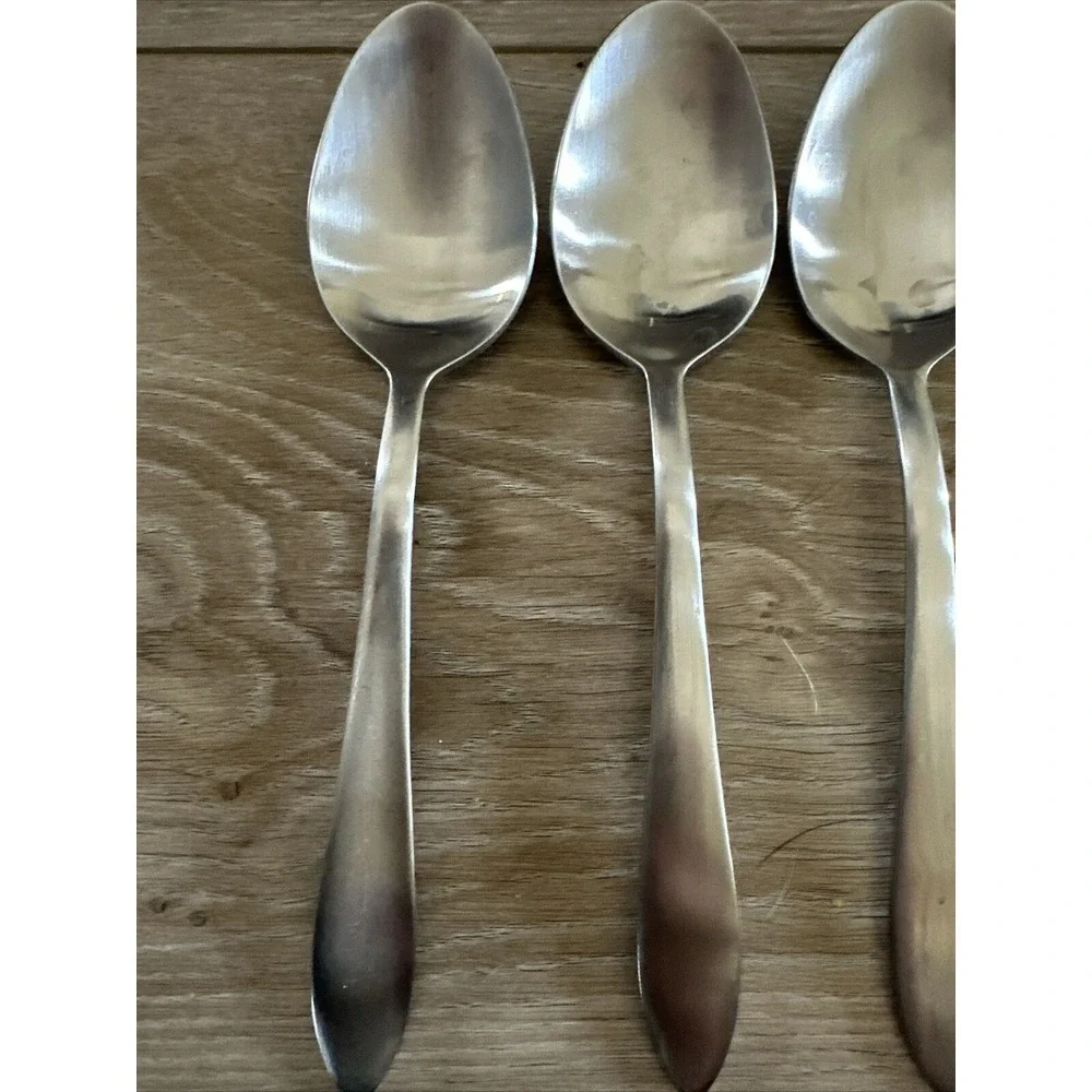 Oneida‎ Trista Luann Jennifer Mooncrest 9 Spoons Stainless Flatware